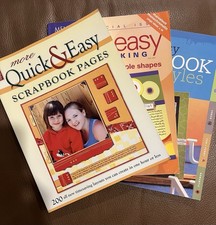 3 Memory Makers Scrapbook Books  Magazine Lot