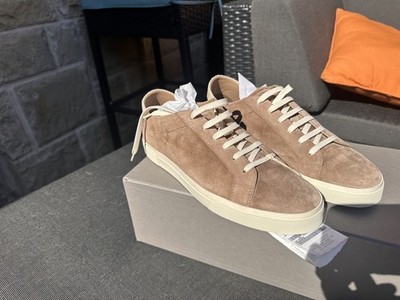 Brunello Cucinelli Vulky Suede Sneakers Men's US10 - IT43 Neutral Casual Shoes