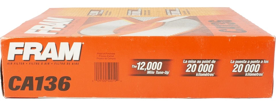 FRAM Replacement Air Filter Fits 1963-79 Chevrolet Oldsmobile Pontiac Part CA136 - Image 2 of 4