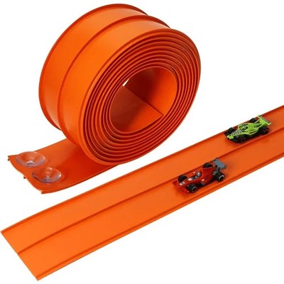 15 Ft Flexible Race Car Track Compatible with Hot Wheels and Diecast 1/64th C...
