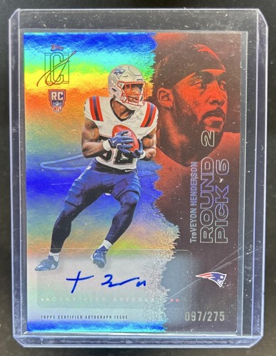 2025 Topps Signature TreVeyon Henderson Rookie Class Autographs (RAW)