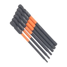 6 Pcs Set Hex Wrench Drill Bit H2 To H6 100L S2 Alloy Strong Magnetic Hex Key Dr