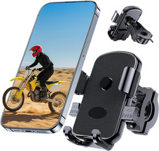 Bike Phone Mount Holder, Motorcycle Phone Mount for Scooter, Mountain, Dirt Bike