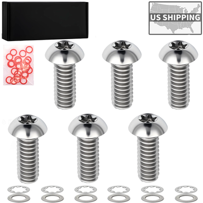#ad #ad Derby Cover Titanium Bolts or Screws For Harley 5 or 6 Hole BigTwin – Sportster $16.99