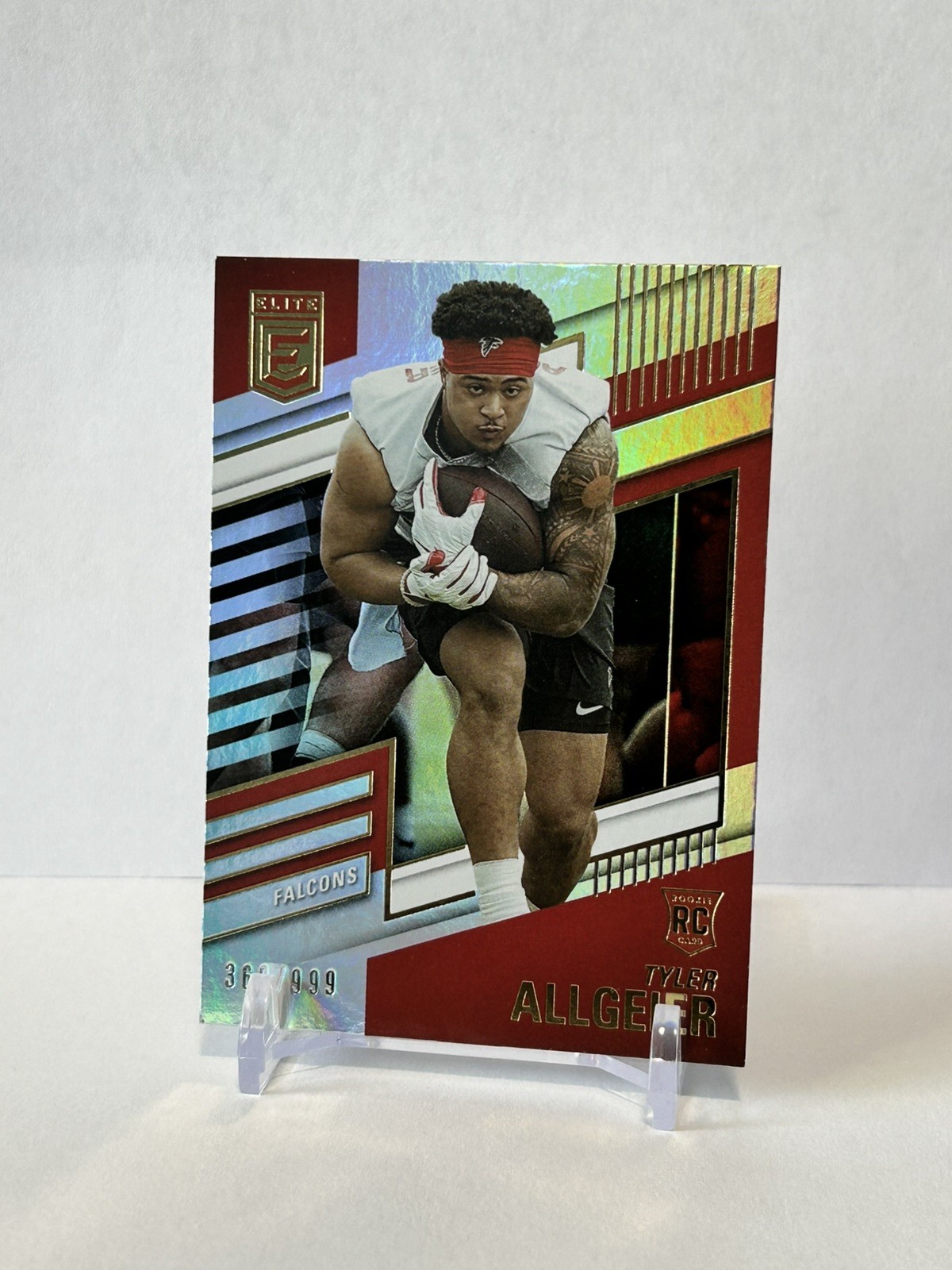 2022 Panini Donruss Elite Tyler Allgeier RC Silver #'d/999