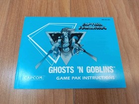 MINTY BOX CIB Ghosts 'N Goblins Circle Seal complete in nintendo nes lot NICE A+