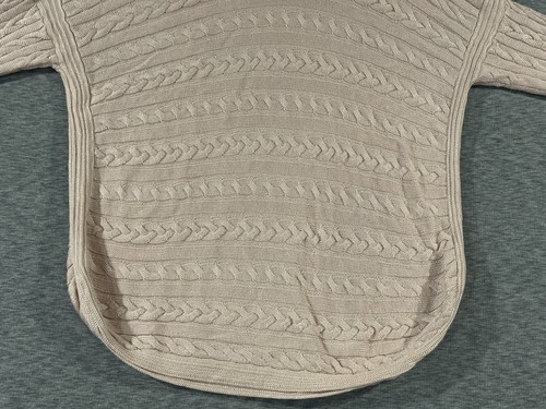 Lauren Ralph Lauren Pink Cowl Neck Cable Knit Sweater Large Long Sleeve  - Picture 3 of 11