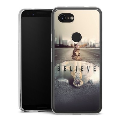 Slim Hülle für Google Pixel 3a Motivation Tiere Tiger