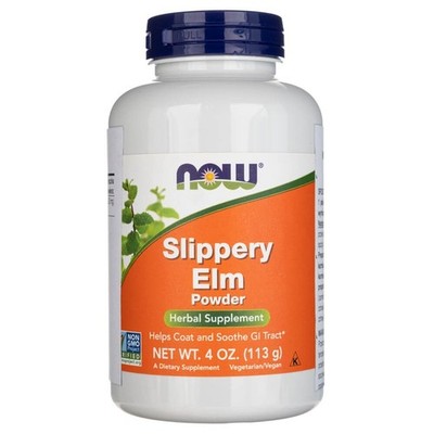 Now Foods Slippery Elm Powder Schleimrüsterrinde Pulver Vegan 113g