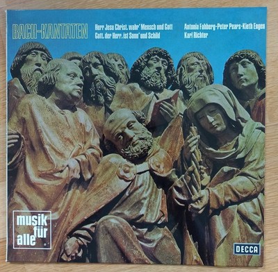 Johann S. Bach - A. Fahberg, P. Pears, K. Engen, K. Richter: Bach-Kantaten      