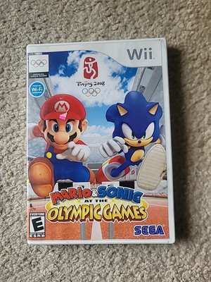 Mario & Sonic At The Olympic Games Beijing 2008 Nintendo Wii Complete w/ Manual