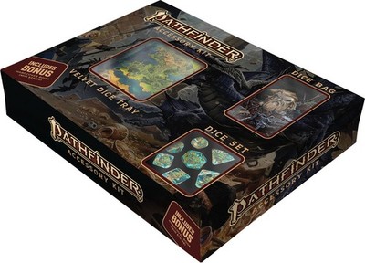 MET10905 Fanroll Pathfinder: Bundle Dice Set/Dice Bag/Dice Tray