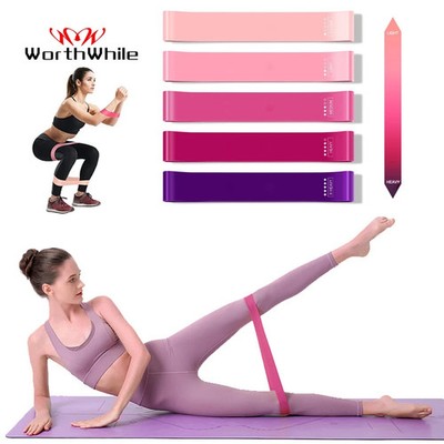 Elastische Widerstandsbänder Fitness Gym Yoga Crossfit vier Farben
