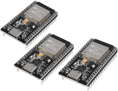 3pcs ESP32 ESP-32D ESP-32 CP2102 USB C 38 Pin WiFi+Bluetooth Dual Core Type-C