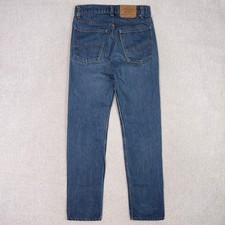 Vintage 70s Levis 505 Jeans Mens 29x32 Regular Fit TALON Orange Tab Made in USA