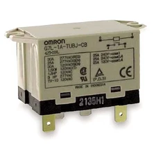 Omron G7l-1A-Tubj-Cb-Ac24 Top Flange, Enclosed Power Relay, Square, 30 A, 4,