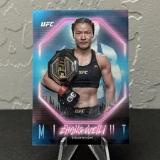 2025 Topps Midnight UFC Zhang Weili #43 Strawweight