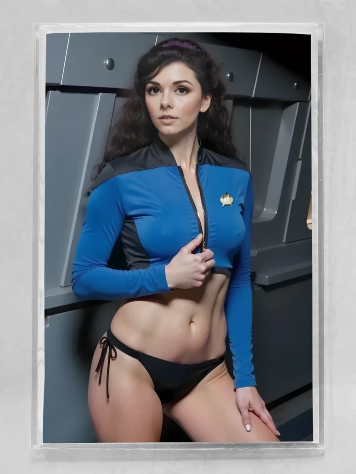 Star Trek: TNG Counselor Troi | Cosplay Cover | Wicked Comic Books Ltd.100w/COA - Image 3 of 3