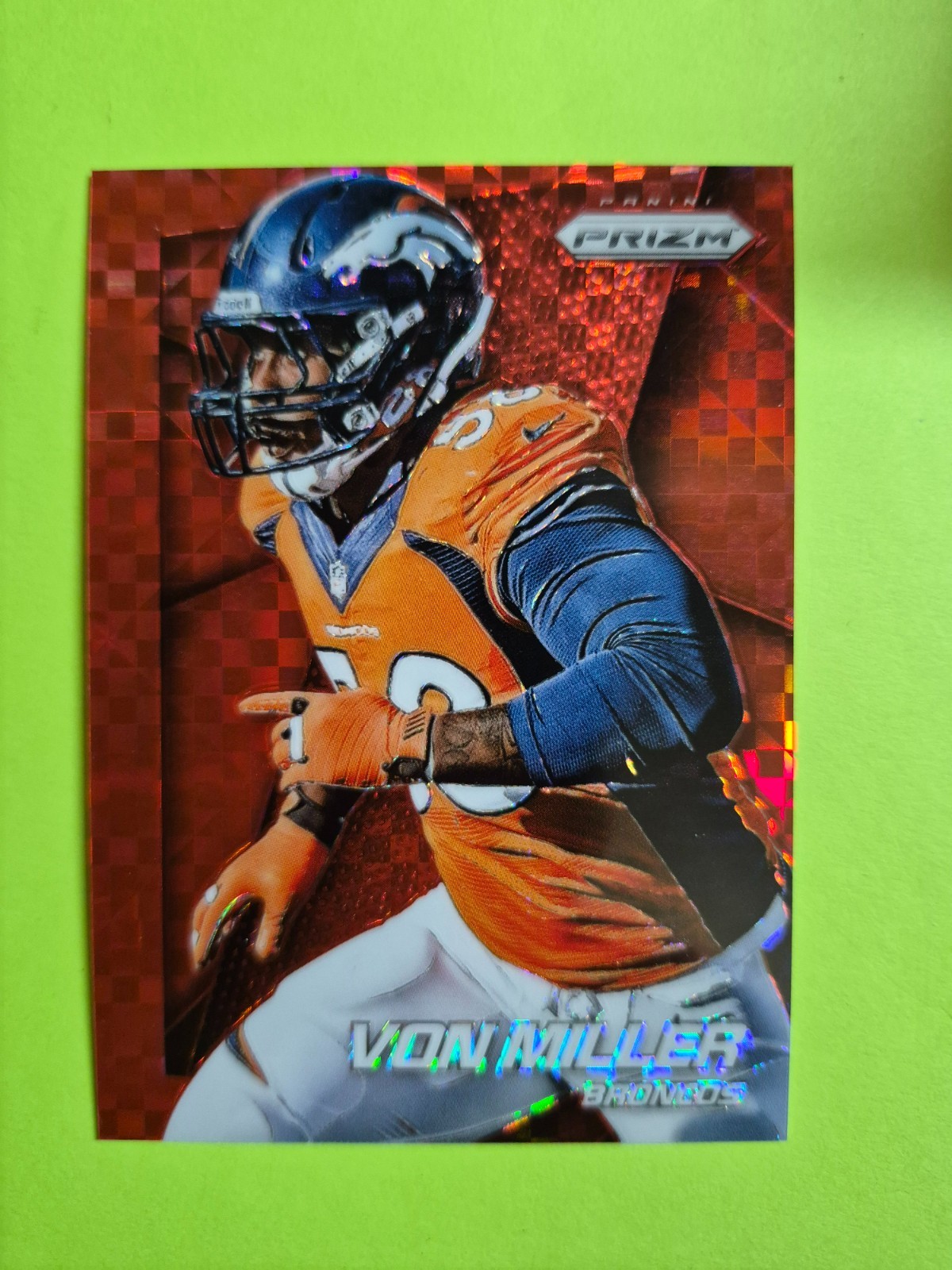 2014 Panini Prizm Red Power Prizm /125 Von Miller #156 HOF