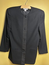 B9. Ann Taylor Long BLazer 100 Wool Womens Size 10