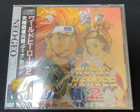 World Heroes 2 Neo Geo CD SNK Rare Retro Battle Action Game Japan Import Unused