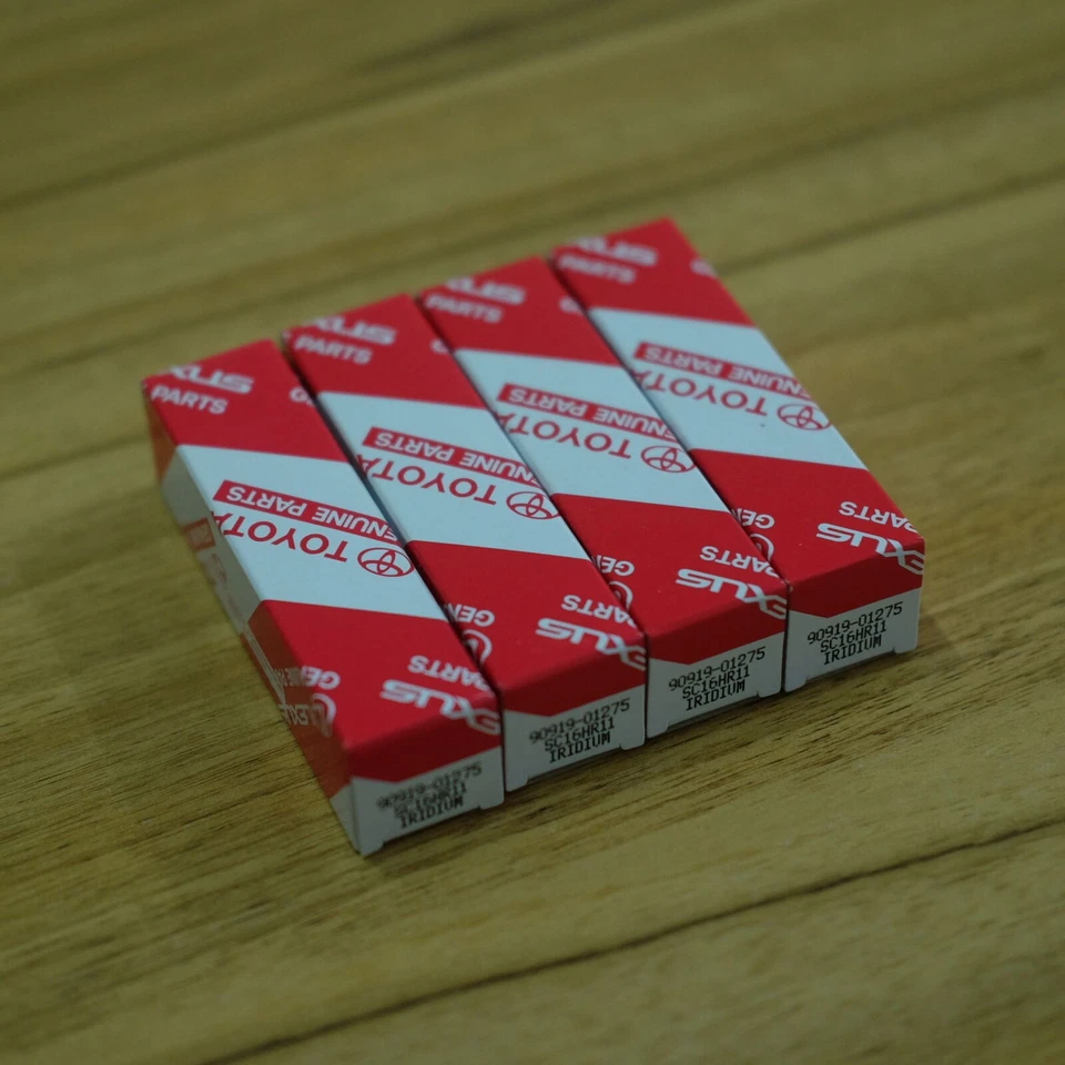 Denso 90919-02258 Ignition Coils Spark Plugs kit For Toyota Corolla Prius OEM - Image 3 of 4