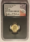 2025(W) $5 GOLD EAGLE 1/10 OZ NGC MS70 FDOI WEST POINT MINT ANNA CABRAL #358/500