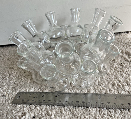 Vintage 18 Bottle Beaker Floral Plant Propagation Station Glass Vase Bud MCM