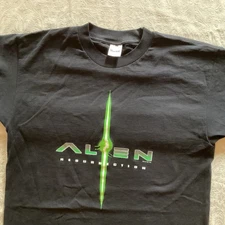 Vintage 90s Alien Resurrection Movie Tee XL Film 1997 Horror Science Fiction ‘97