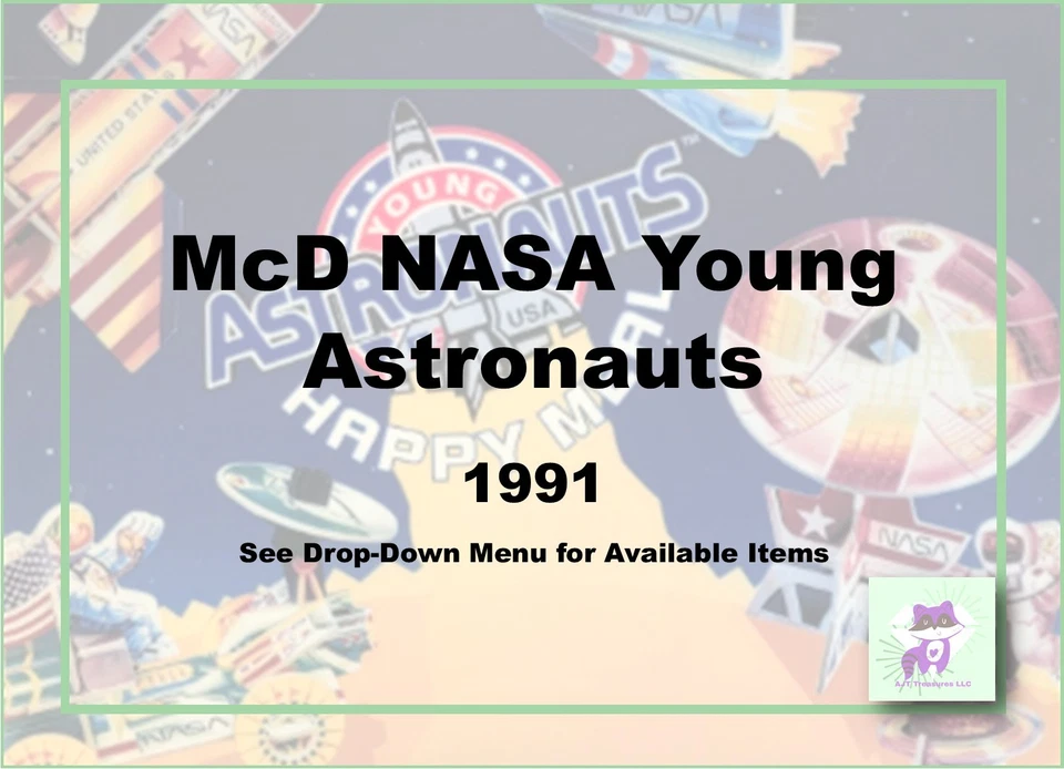 McDonald's 1991 NASA Young Astronauts Space Toys-Pick! - Image 1 of 1