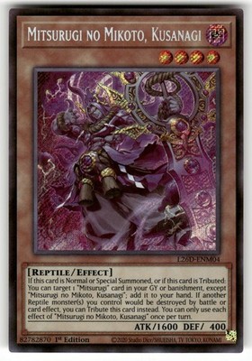 Mitsurugi no Mikoto, Kusanagi L26D-ENM04 Legendary Modern Decks 2026 Yu-Gi-Oh NM