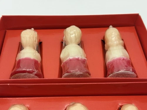 Vintage Shiny Brite Christopher Radko Lot of 2 Boxes Christmas Caroler Candles image 10