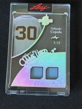 2025 Leaf Spectacular Orlando Cepeda Dual Relic 05/20 HOF Giants