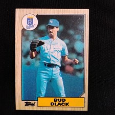 1987 Topps Bud Black Royals