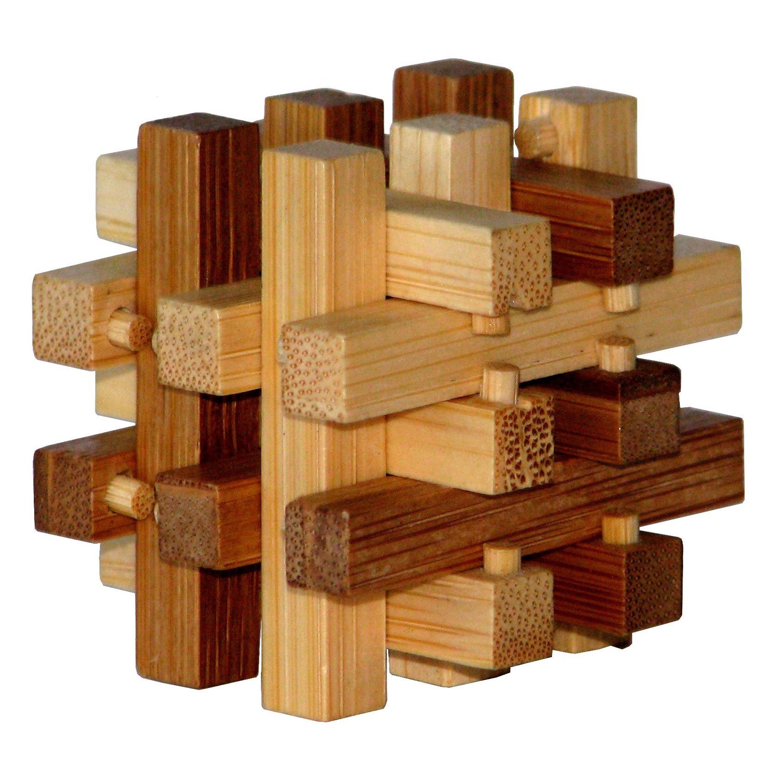 Brein--en-mozaiek-puzzels - 3D Bamboo Breinpuzzel Slide 1 TOYS 4690₽