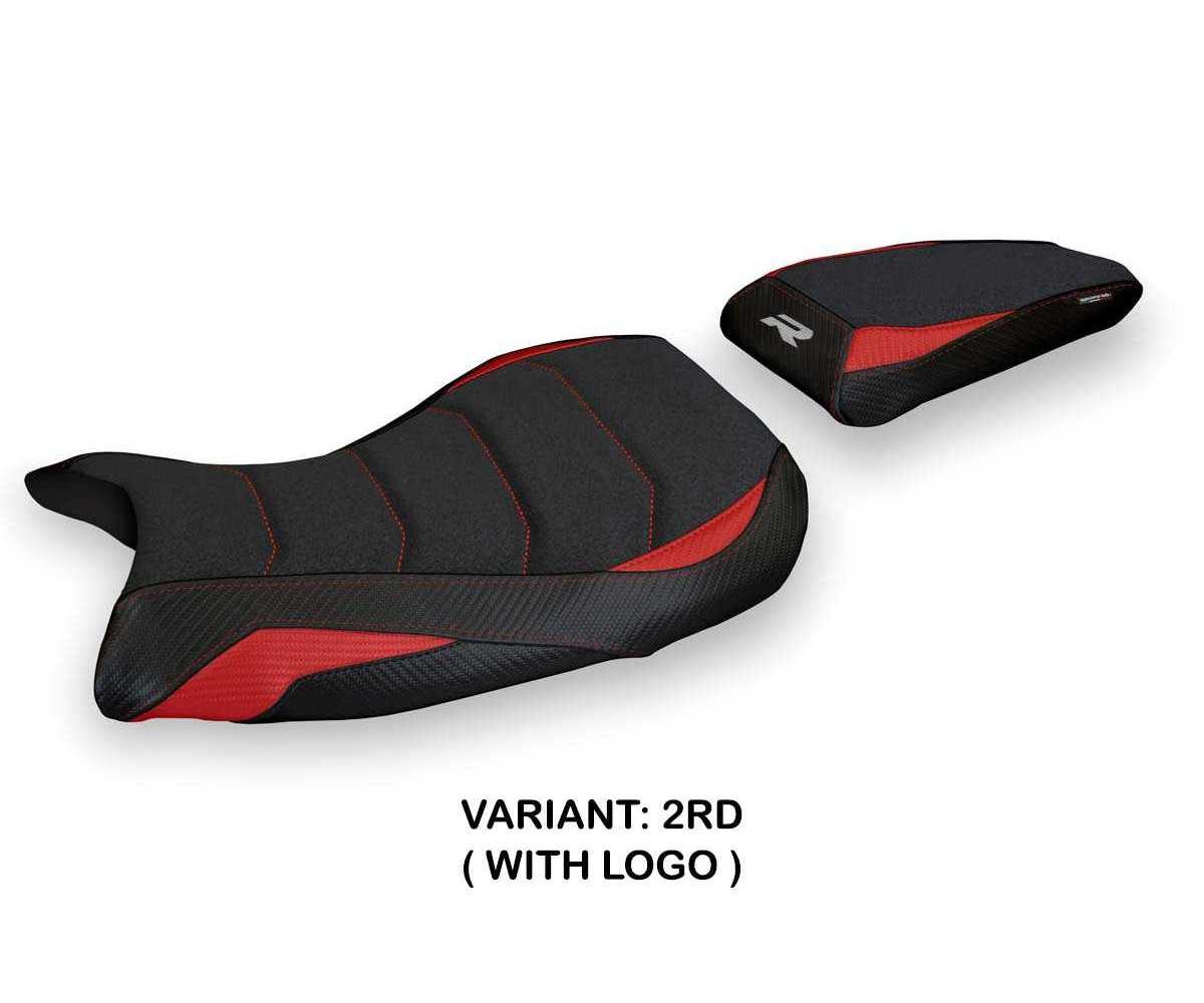 Seat saddle cover Petra ultragrip Red RD + logo TPZ BMW S 1000 R 2021 2026
