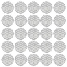 30Pcs Reflective Stickers Round Reflective Sticker Silver