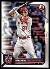 Mike Trout 2022 Bowman #32 Los Angeles Angels MLB READ FREE SHIP AutographDen