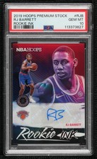 2019 Panini NBA Hoops Premium Stock Rookie Ink RJ Barrett PSA 10 GEM MT Auto 8uc