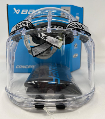 Bauer Concept 3 Full Face Shield Visor SR Hockey Anti-Fog Clear CSA HECC NEW