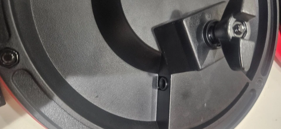 4 DDrum DD1M Plus Red/Black 8" Drum Pads w/ Mounting Arms - Image 3 of 4