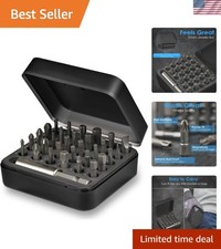 31-Piece S2 Steel Screwdriver Bit Set with Magnetic Holder for Precision Tasks