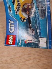 LEGO 60093 City Deep Sea Helicopter Complete with Instructions No Box