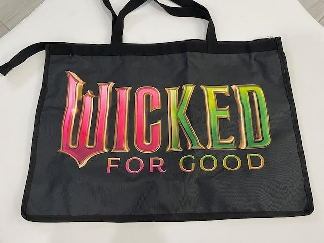 Rare WICKED FOR GOOD  Tote Bag Movie Promo Item, New & Never Used