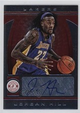 2013-14 Totally Certified Signatures Totally Red 5/10 Jordan Hill #112 Auto 0c3