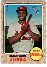 2017 Topps Heritage Magneuris Sierra RC St. Louis Cardinals #674