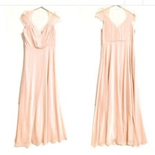 ASOS Pink/Blush Kate Lace Gown Dress Size 8