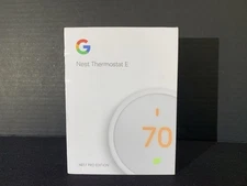 Nest Thermostat E T4001ES Programmable Thermostat - White