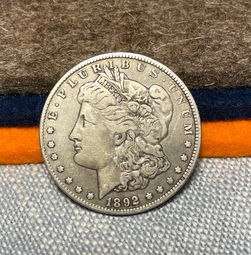 (#101742) Morgan Dollar:  1892 O     Fine    better date!    (see video!)