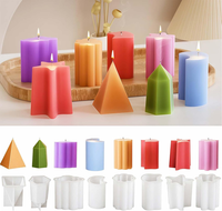 Silikonform Kerzen GießFormen Geometrie Stumpen Diy Kerzenformen Silikonformen S